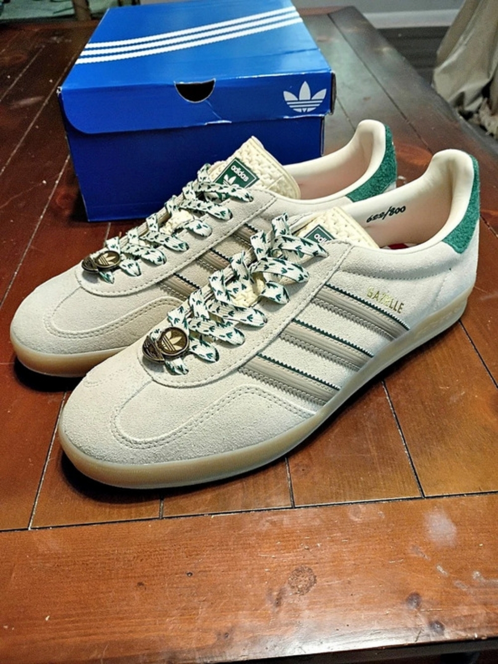adidas Sneaker Junkies x adidas Originals Gazelle Indoor Clam Chowder Sneakers